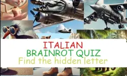 Quiz Find the Italian brainrot Letters