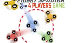 Fidget spinner: 4 players game