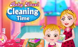 Baby Hazel Cleaning Time