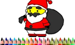 BTS Santa Claus Coloring