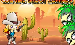 Cowgirl Shoot Zombies