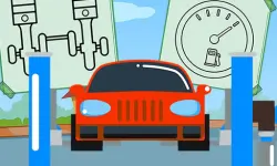 Car Parts Coloring Book