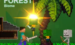 Noob vs Zombies - Forest biome