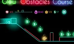 Glow obstacle course
