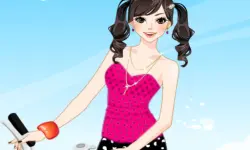 image Bicycle Girl Dressup