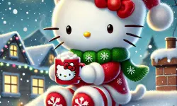 Hello Kitty Christmas Puzzle: Festive Holiday