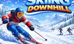 Skiing Downhill