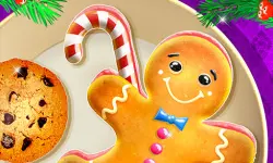 Baking with Santa