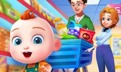 Cute Family Shopping
