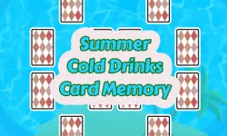 Summer Cold Drinks Card Memory