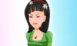 Asian Girl Dress Up