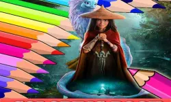 Coloring Book for Raya And The Last Dragon