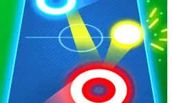 Air Hockey Glow: 2 Players