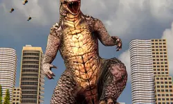 Monster Dinosaur Rampage City Attack