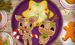 Christmas Gingerbread - Color Me