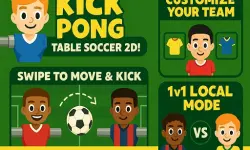Kick Pong Table Soccer
