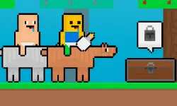 Baby Noob vs Baby Obby Horse