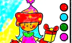 Easy Coloring SantaClaus