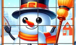 Happy Snowman Puzzle