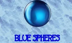 Blue spheres