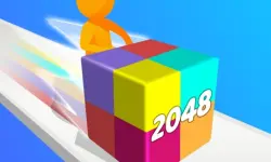 Geometry Stack 2048 Run