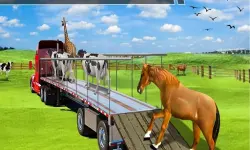 Animal Cargo Transporter Truck Game 3D