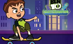 Ben 10 Skateboarding