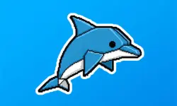 an origami dolphin