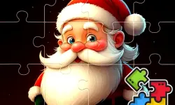 Christmas Puzzle With Santa