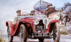 Painting Vintage Cars Jigsaw Puzzle 2