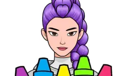 kpop hunter coloring