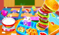 Cooking Lunch At School
