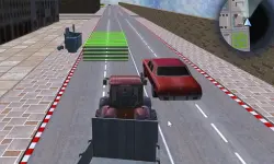 Tractor Driving Garbage collect