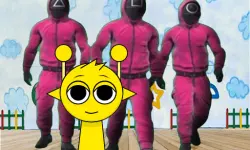Sprunki in Squid Game Chamber