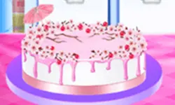 Cherry Blossom Cake Cooking - Food Game