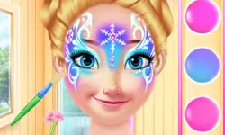 Princess Christmas Face Painting