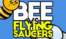 Bee vs flying saucers