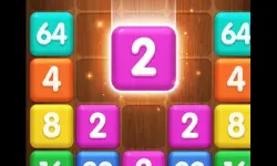 2048 neon game