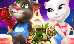 Talking Tom and Angela Coloring
