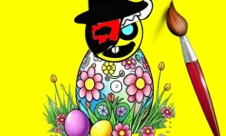 image Sprunki Easter Coloring