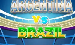 Match Football Brazil or Argentina