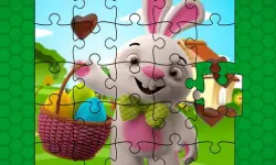 Easter Bunny Eggs Jigsaw