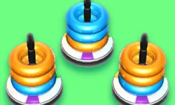 Hoop Stack Sort Puzzle Game