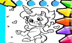 Magical Unicorn Coloring Pages