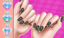Royal Theme Nail Art DIY