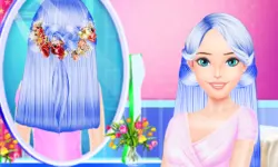 Colorful Braid Hairstyle Making