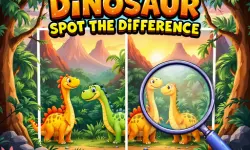 Dinosaur Spot The Difference
