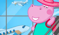 Hippo Family Airport Adventure