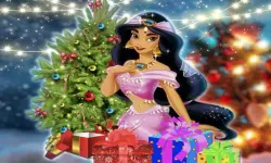Jasmine | Aladdin Christmas Sweater Design