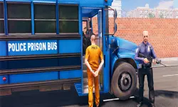 US - Police Bus Parking